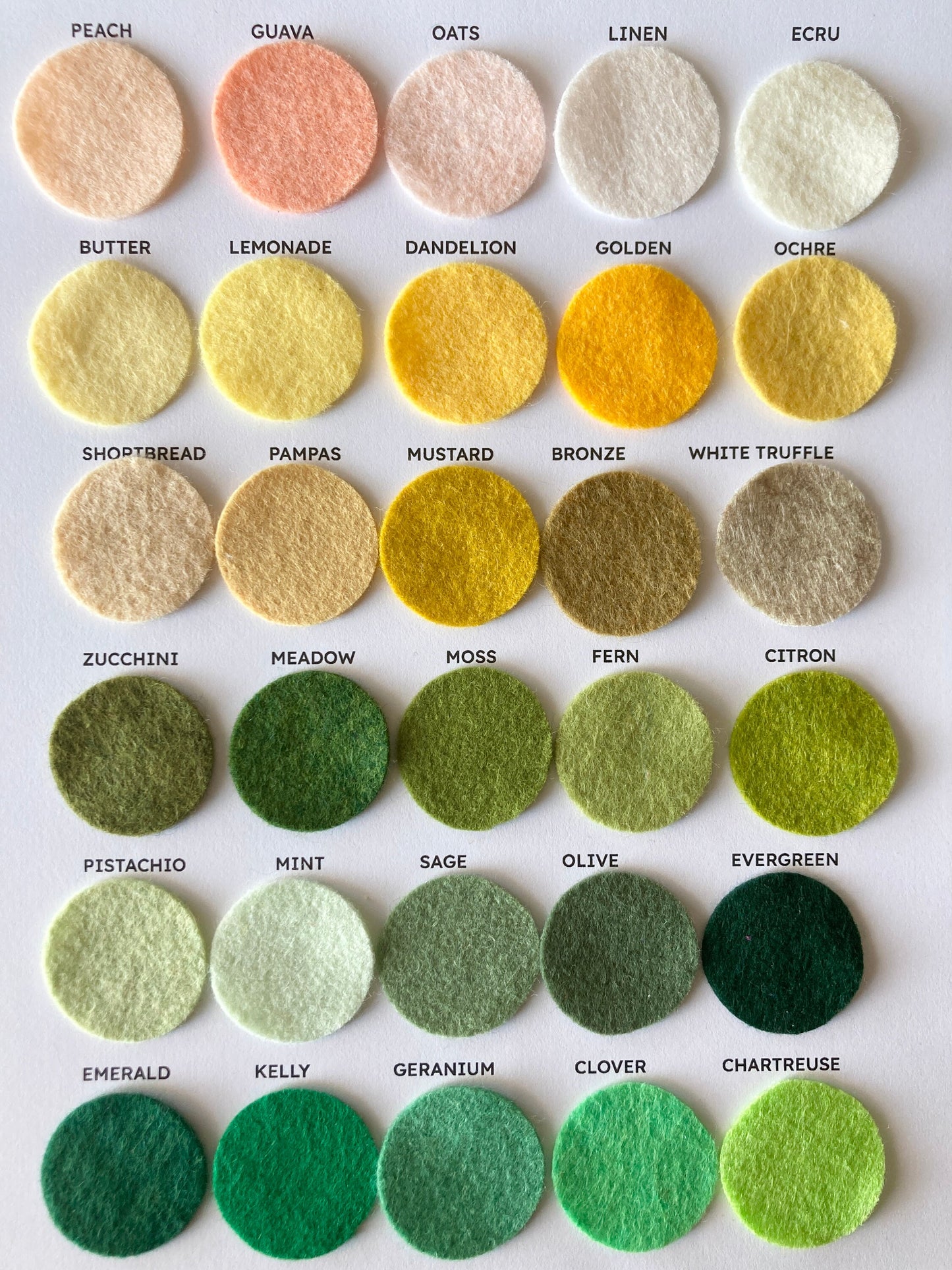 Felt Wildflower Stem: Handmade Bouquet Filler