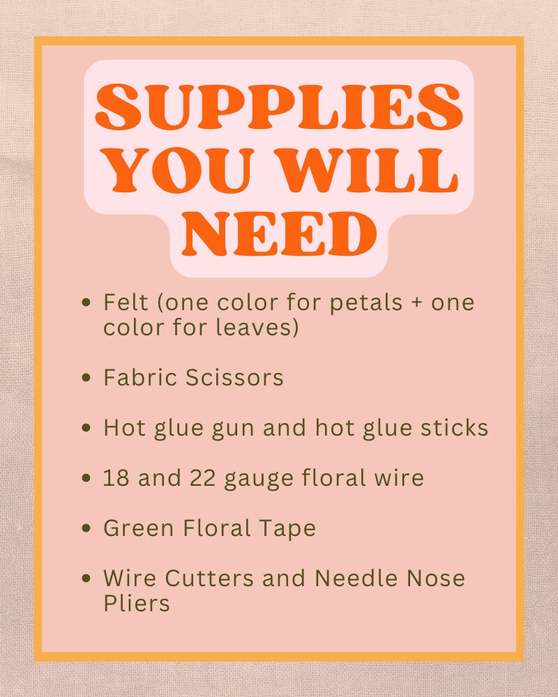 Felt Rose SVG: Flower Tutorial, PDF Pattern (Digital Download)