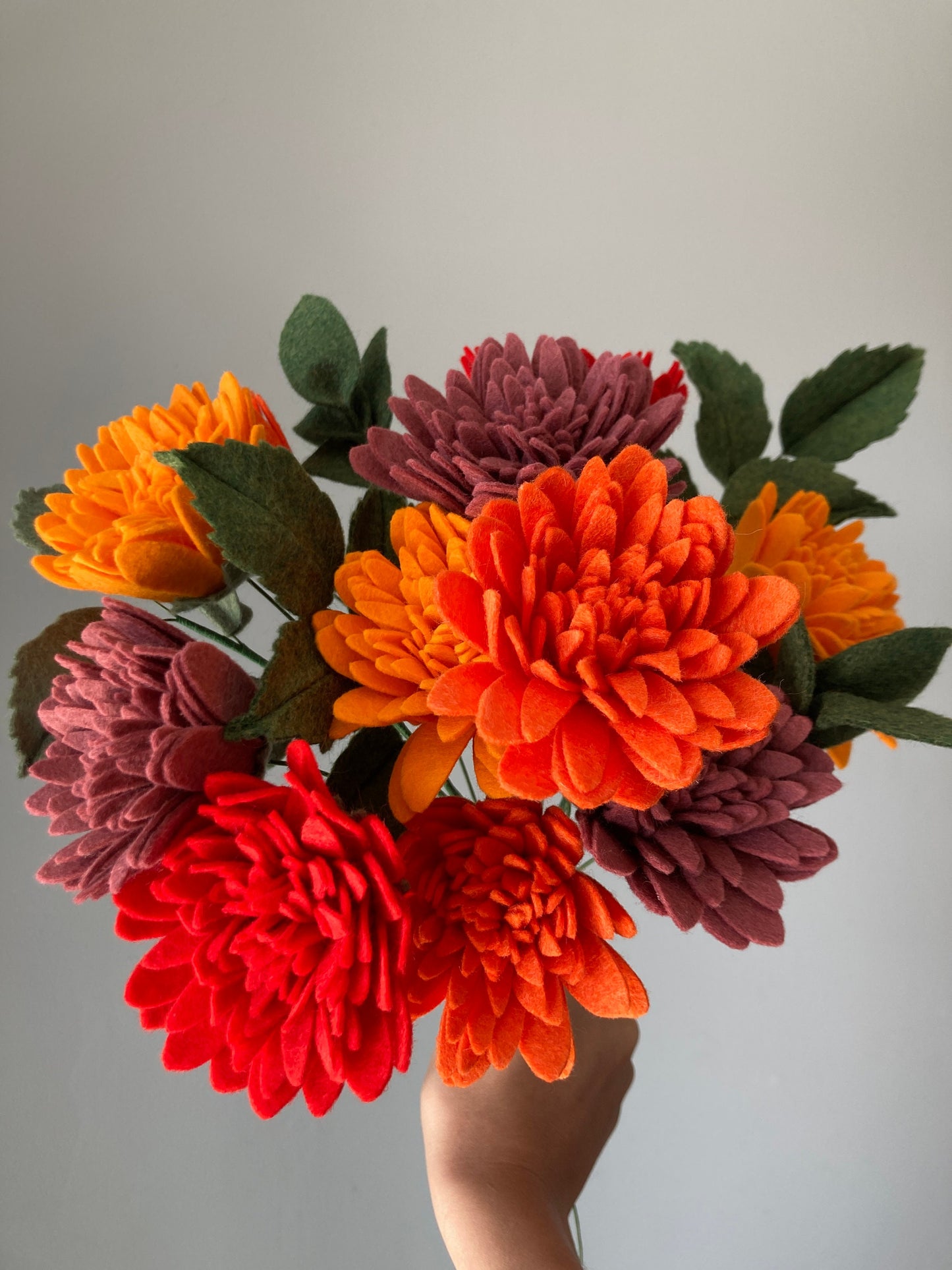 Felt Chrysanthemum SVG and PDF Pattern and Tutorial, Digital Download