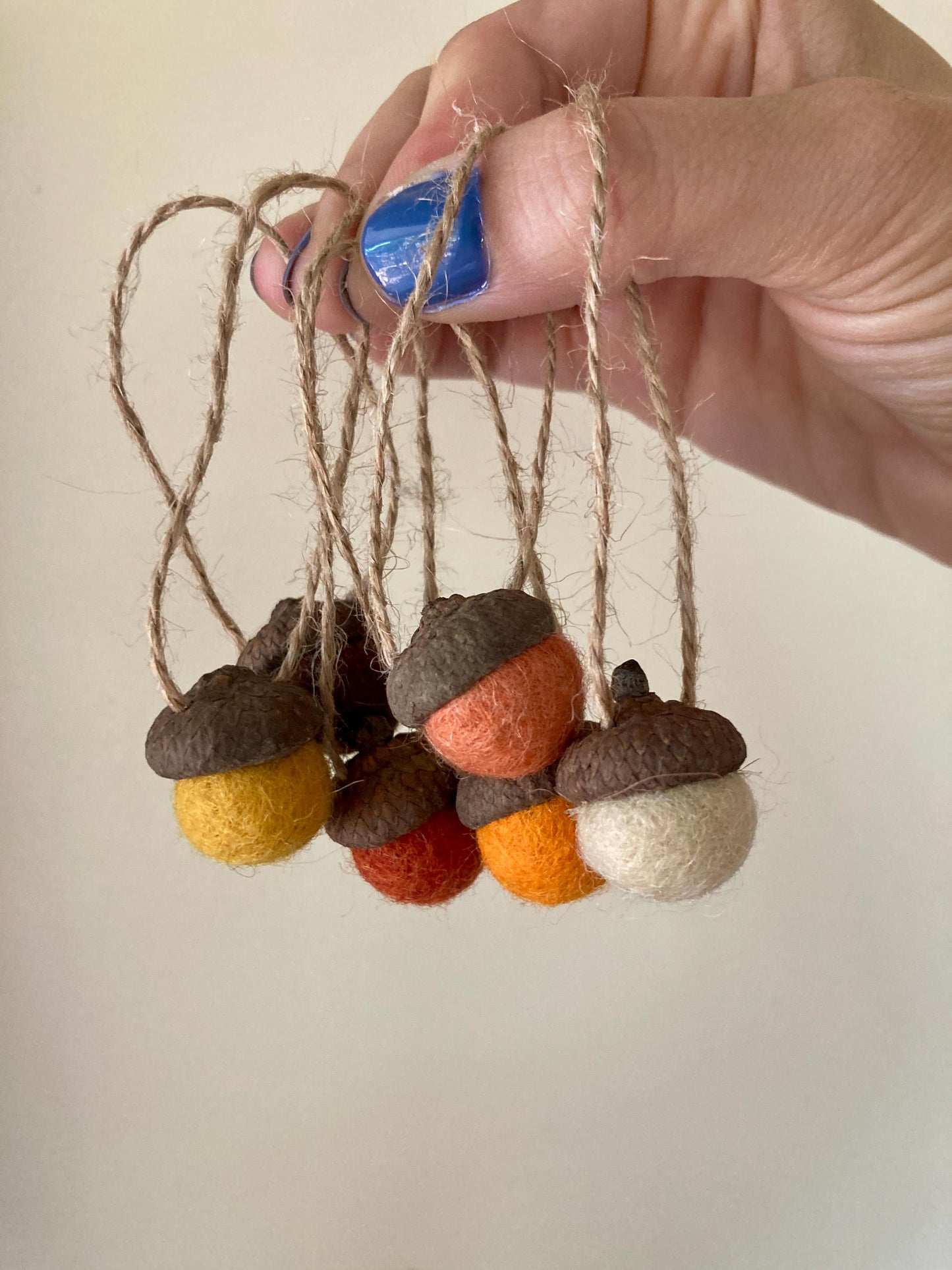 Felt Acorn Ornaments