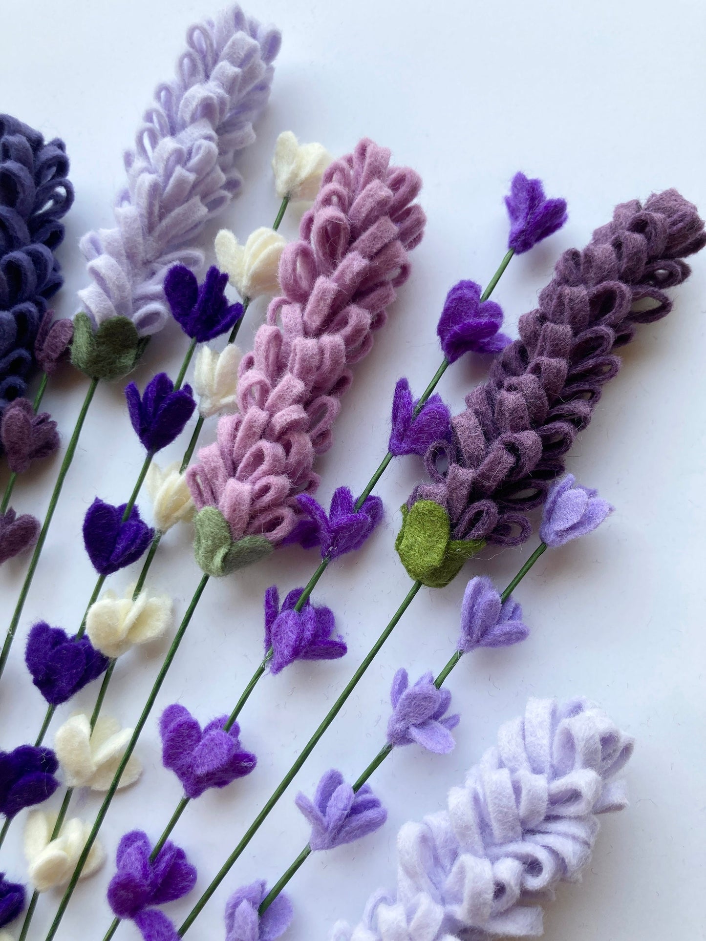 Felt Lavender SVG and PDF Pattern and Tutorial, 2 Styles, Digital Download