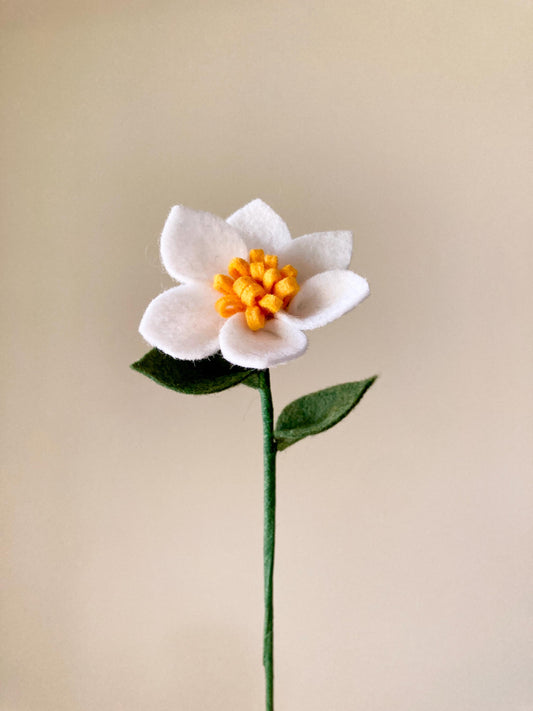 Felt Wildflower Stem: Custom Color, Build Your Own Bouquet