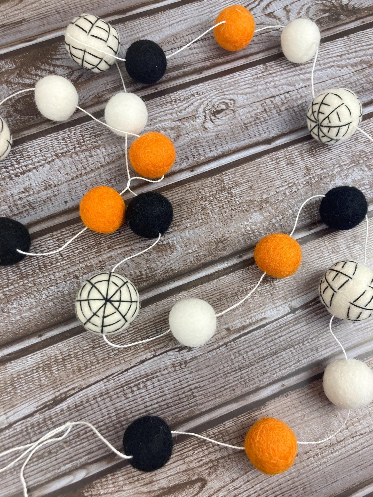 Felt Halloween Garland, Halloween Decoration